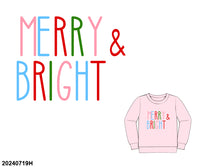 Merry & Bright Mom TShirt ETA early November