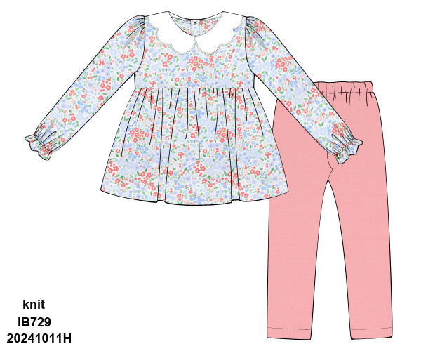 Floral Collared Legging Set ETA late January